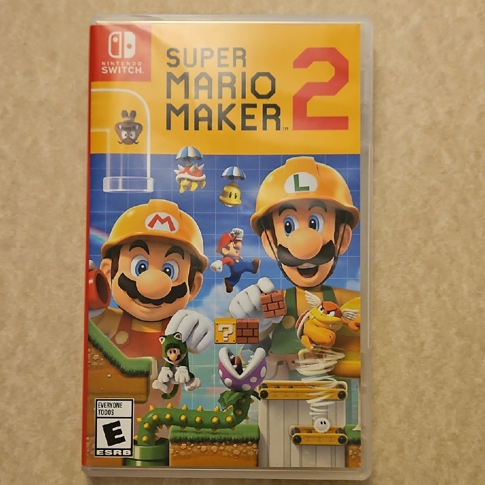 Nintendo Super Mario Maker 2 - Red, Yellow, Green, Blue